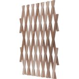 Windhager Hardhouten trellis Trellis Trellis houten hek plantenrooster opvouwbaar variabel verstelbaar, 45 x 180 cm, beige, 05671