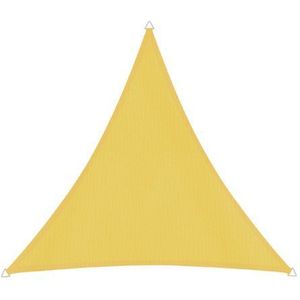 Windhager Schaduwdoek Cannes Driehoekig 4m Geel | Schaduwdoeken