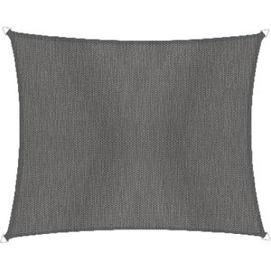 Windhager Sun Sail Cannes | antraciet | rechthoekig | gecoat polyesterweefsel | 4 x 5 m, 180 g/m² | zonwering terras | UV- en weerbestendig | wind- en waterafstotend