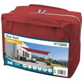 Windhager Sonnensegel »Capri Rechteck«, 4x5m, rot