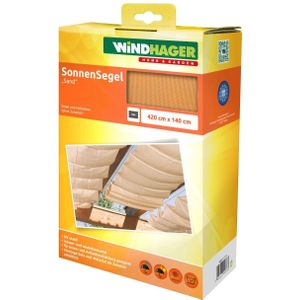 Schaduwdoek - Wit - Polyester - UV-Stabiel - Wasbaar op 40°C