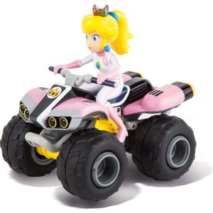 Carrera - RC Mario Kart 8 Peach - Bestuurbare Quad - Roze - 1:20