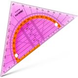 Aristo geodriehoek - GEOflex - 14cm - flexibel - neon roze - AR-23009NP