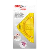 Aristo geodriehoek - GEOflex - 14cm - flexibel - neon oranje - AR-23009NO