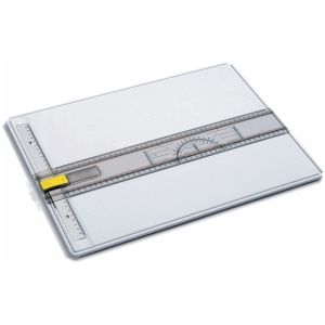 Zeichenplatte Economy-Board A3 schlagfester Kunststoff grau