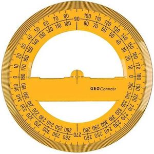 Aristo kompasroos - Geocontrast - 360 graden - oranje - gradenboog - AR-22301