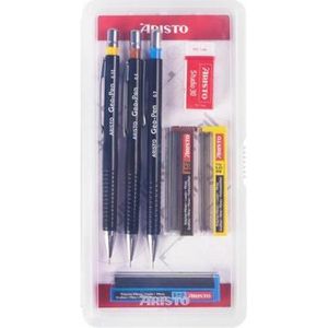 Aristo Feinminenstift Geo-Pen Set 0,35/0,5/0,7mm schwarz 3 Stück