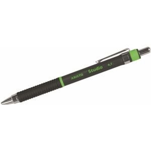 Aristo vulpotlood - Studio Art series - lijnbreedte 0,7mm - hardheid HB - met gum - zwart/groen - AR-85707