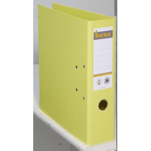 bene Ordner Rückenbreite 8 cm DIN A4 Karton gelb