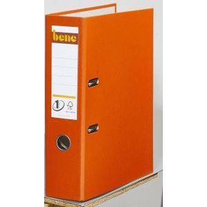bene Ordner Rückenbreite 8 cm DIN A4 Kunststoff orange