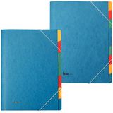 bene Ordnungsmappe 7 Fächer blau