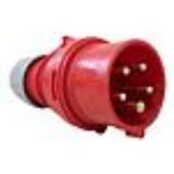 PCE - CEE 5P/16A/400V Stekker - Rood - IP44 Spatwaterdicht