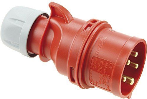 PCE - CEE 5P/16A/400V Stekker - Rood - IP44 Spatwaterdicht