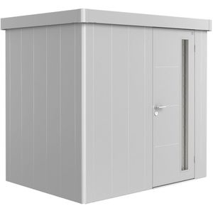 Biohort | Berging Neo 1B | Enkele Deur | Zilver-Metallic