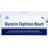 Rösch & Handel Glycerine Zetpillen 1 gr. - 10 stuks verpakking