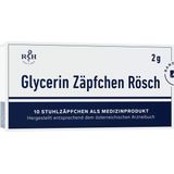 Rösch & Handel Glycerine Zetpillen 2 gr. - 10 stuks verpakking