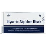 Rösch & Handel Glycerine Zetpillen 2 gr. - 10 stuks verpakking