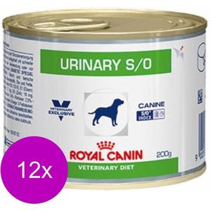 12x Royal Canin Urinary S/O Hondenvoer Nat 200 gr