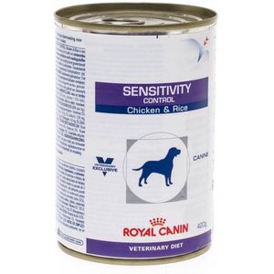Royal Canin Veterinary Diet Sensitivity Control Chicken & Rice Blikvoeding 12x420g