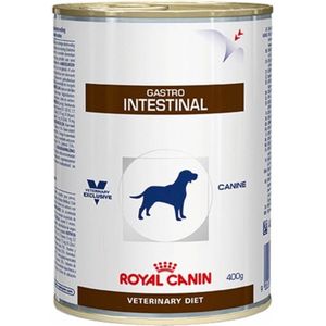 Royal Canin Gastro Intestinal - Dieetvoeding Ondersteuning Spijsvertering van Volwassen Honden  1 X 400 Gram Blik