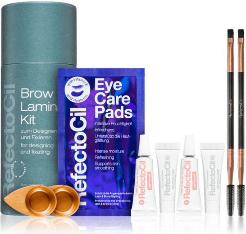 RefectoCil - Brow Lamination Kit - 2x Lash & Brow Perm 3,5 ml - 2x Neutralizer 3,5 ml - Inclusief Accessoires