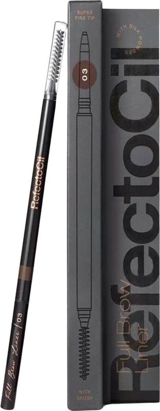 RefectoCil - Full Brow Liner - Wenkbrauwpotlood - Wenkbrauw Styling - Pencil - Make Up - Professional - 03 Donker - 1 Stuk