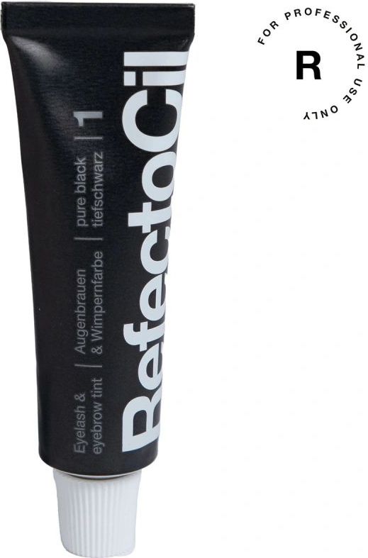 RefectoCil - Black No. 1 - Wenkbrauw- en Wimperverf - Pure Black