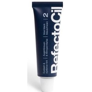 RefectoCil - Blue Black No. 2 - Wenkbrauw Make-up - Zwart met Blauwe Glans