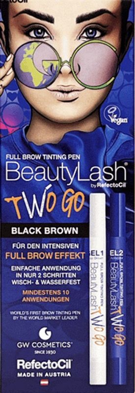 BeautyLash - Full Brow Tinting Pen - Zwart Bruin - 1.2gr