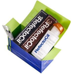 RefectoCil - Starter Kit Colours Mini - Wenkbrauw Make-up - Zwart - Bruin