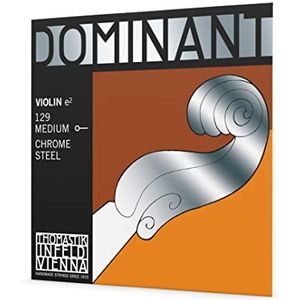 Thomastik 4/4 touw dominant viool - naakt staal Mi touw, medium, bal