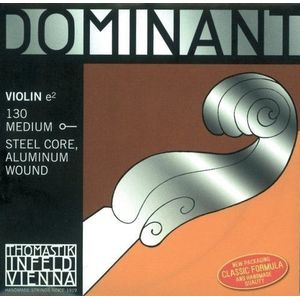 Thomastik Snaren Viool Dominant Volledige Kern Nylon Re Alu. Gesponnen. 4/4; Medium