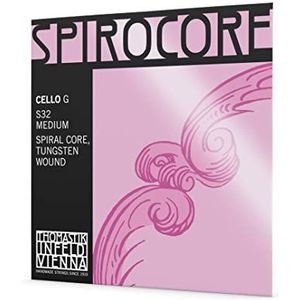 Thomastik Snaren Cello Spirocore Spiraalkern Grond Wolfraam. 4/4; Flexibel