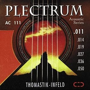 Thomastik Enkele snaar G .008 van gepolijst staal (12 snaren) PB108 voor Plectrum Acoustic Series AC210 Spectrum Set SB210 (12 snaren) PB108