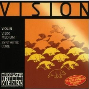 Thomastik Violine Vision snaren, synthetische kern, spel 3/4 medium