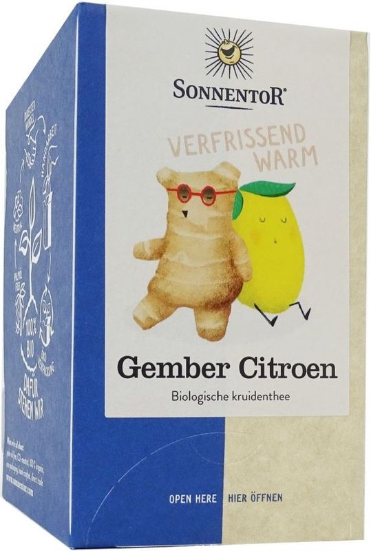 Sonnentor TEE Ingwer Zitrone Bio 18 St Tee
