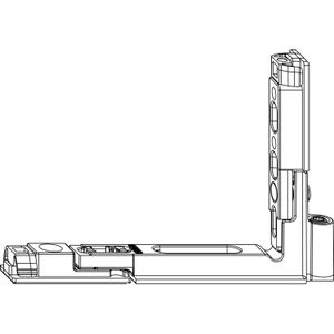 MACO Falzecklagerband POWER Versatz 9 mm 150 kg silber rechts (215806)