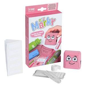 COLOP - COLOP Marky Roze Aanpasbaar Kindvriendelijk DIY Textiel Stempel Kit - 1 Set