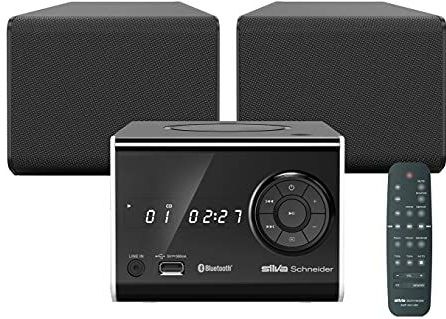 Silva Schneider SMP 360 BT - Stereosysteem - Zwart - Bluetooth - CD Speler - 2x 5 W