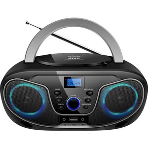 Silva Schneider MPC 19.4 USB Radio/CD-speler VHF (FM) AUX, CD, USB Zwart, Zilver