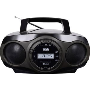 Silva Schneider MPC 17.7 BT CD-radio FM CD, AUX, Bluetooth®, USB Zwart, Grijs