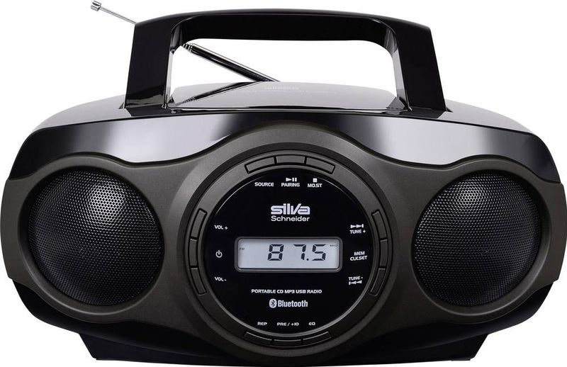 Silva - MPC 17.7 - Radio - Zwart - Bluetooth, FM, CD-speler