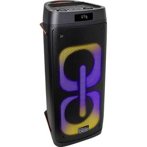 SILVA Schneider SB-TWS 200 BT XL Soundbox | 400 W | Bluetooth 5.0 | TWS-functie | MP3-afspelen USB & Micro SD | Microfoon en instrumentenaansluiting | LED-effecten | Afstandsbediening inbegrepen