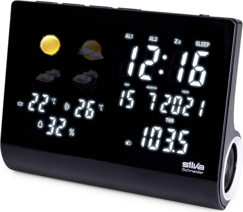 Silva-Schneider UR-WS 1500 Wekkerradio - Zwart - Digitale FM-tuner