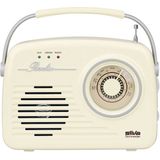 Silva Schneider Mono 1965 Kofferbakradio - Beige - Accu - Compact Ontwerp