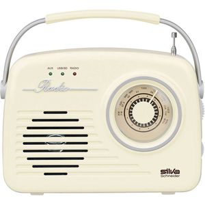 Silva Schneider Mono 1965 Kofferbakradio - Beige - Accu - Compact Ontwerp