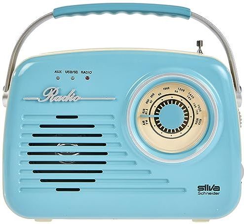 Silva - Mono 1965 - Radio - Blauw - Draagbaar met AUX en USB