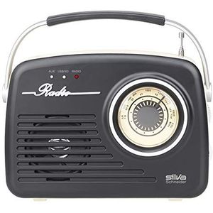 Silva Schneider - Kofferradio - Zwart - 20W - FM - USB - SD