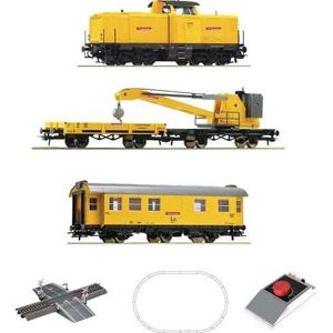 Roco - H0 Analoge Startset - Diesellocomotief BR 212 - Kraantakel