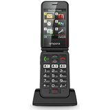 Emporia SIMPLICITYglam Senioren Clamshell Telefoon IP5 - Met Laadstatio - SOS-kno